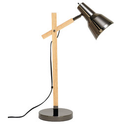 Transitional Desk Lamps by Benzara, Woodland Imprts, The Urban Port