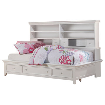 Lacey Storage Daybed, White, Twin