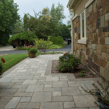 Complimentary Driveway, Front Walk and Landscaping