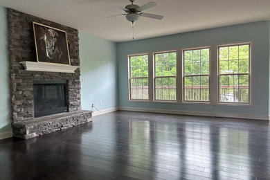 Living room - modern living room idea in Other