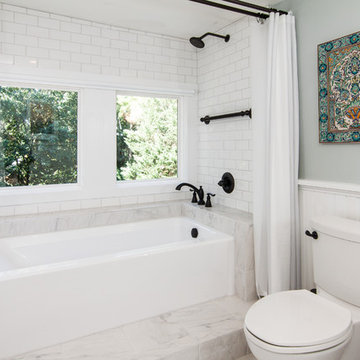 Historic Four Square Renovation Guest Bathroom