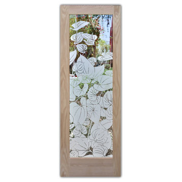Front Door - Anthurium - Oak - 36" x 84" - Book/Slab Door