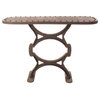 Textile Mill Riveted Top Cast Iron Console