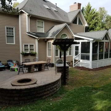 EZE Breeze Screened Porch with T&G Wood Floor in Davidson, NC