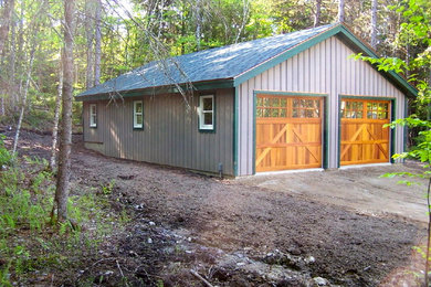 Inspiration for a large timeless detached barn remodel in Other