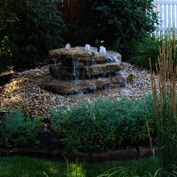 Relaxing Water Feature in Private Garden