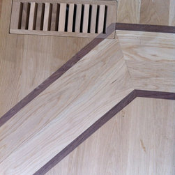 White Oak Select With Custom Border - Hardwood Flooring