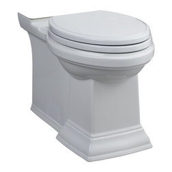 American Standard 3071.000.020 Town Square Right Height Elongated Bowl with Conc - Toilets