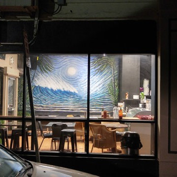 MURAL at NIGHT / Fort Street Mall, Honolulu, Hawaii