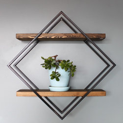 Modern Diamond Shelves - Display And Wall Shelves 
