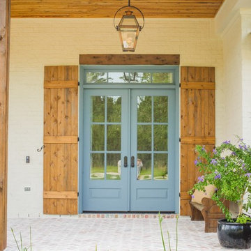Painted Brick with Southern Charm