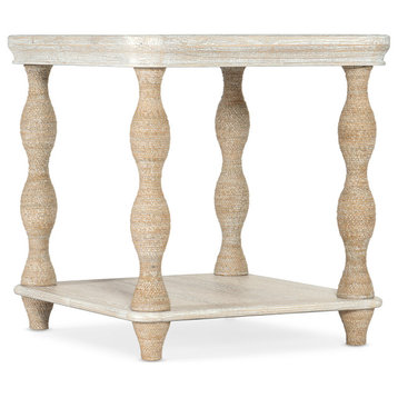 Hooker Furniture 6350-80116 26"W Wood Veneer End Table - Light Wood