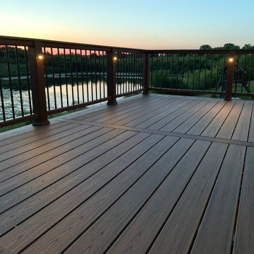 Trex Transcend with Trex deck lighting