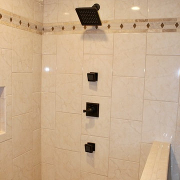 Bathroom with Custom-built Walk-in Shower