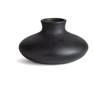Fiorella Small Black Vase - Contemporary - Vases - by Napa Home ...