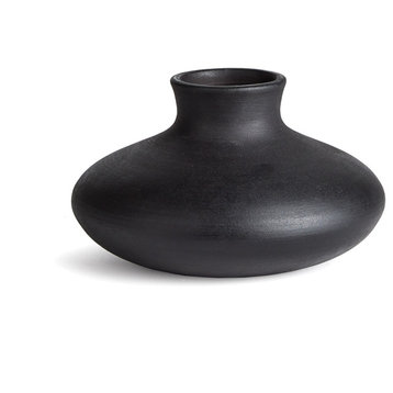 Fiorella Small Black Vase
