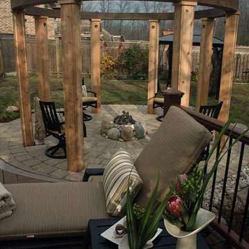 Deck Design Packages - Spiral Staircase