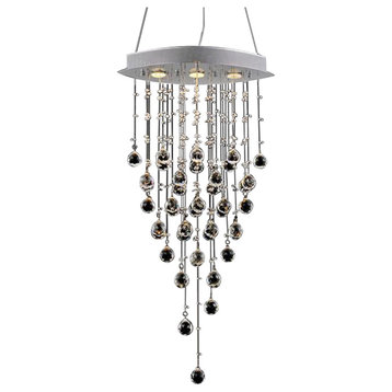 Robin 3 Light Down Chandelier With Chrome Finish