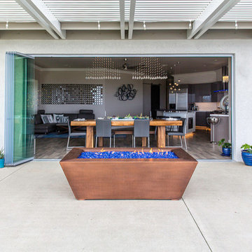 Premier Frameless Folding Doors, Temecula, Dining Room