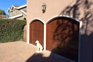 Inspiration for a mediterranean garage remodel in Los Angeles