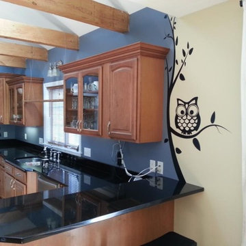 kitchen - Living Room wall... DIVIDED! Brunswick, Maine