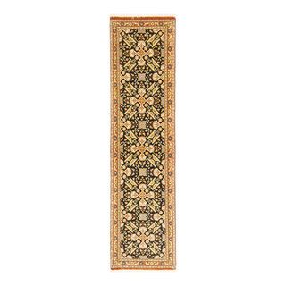 Jaipur Living Selene Handmade Floral Black/ Beige Area Rug (2'X3')