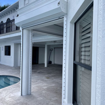 Waterfront Roll Down Hurricane Shutters Cape Coral