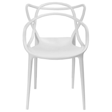 EZ Mod Loop Chairs, Set of 2, White