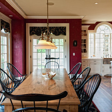 Custom Home with Walnut & Red Oak