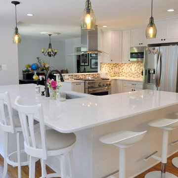 Classic Traditional White Kitchen / Rockville, MD