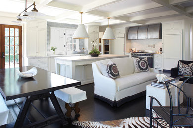 Example of a family room design in Birmingham