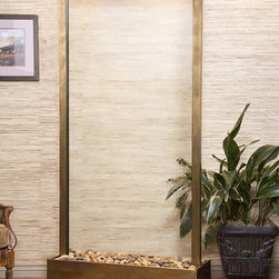 Tranquil River Floor Fountain - Center Mounted - Indoor Fountains