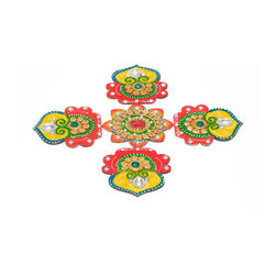 Wood Clay Flooring Decor - Holiday Decorations