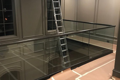 Glass Paneled Staircase