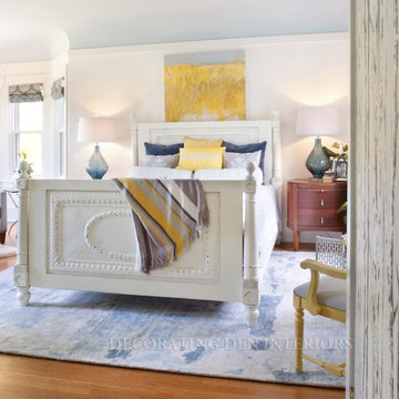 White Art Deco Bedroom
