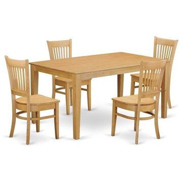 5-Piecetable And Chair Set, Kitchen Dinette Table And 4 Dining Chairs