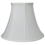 HomeConcept - With Lining Bell Premium Lampshade 7"x14"x11", White - Why Upgrade to  Home Concept Signature Shades?    Top Quality Shantung Fabric means your room will glow with a rich, warm luster your guests will notice   Thicker Fabric and heavy lining so your new shade will last for years.   Heavy brass and steel frames mean you can feel the difference when you lift it.   Why? Because your home is worth it! Product details:    Thick, White Fabric  7 Top x 14 Bottom x 11 Slant Height  1 Polished Brass Spider Drop  Please measure your existing shade, a new harp may be needed for a proper fit.  Weight: 2.7 lbs   Fits best with a 9 harp.