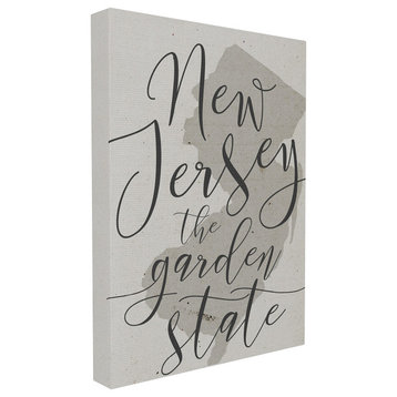 New Jersey Garden State, 16"x20", Stretched Canvas Wall Art