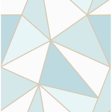 Apex Blue Geometric Wallpaper Bolt