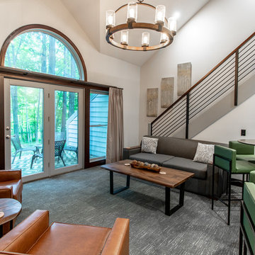 Full Condo Renovation: Basic 80's to Rustic Transitional