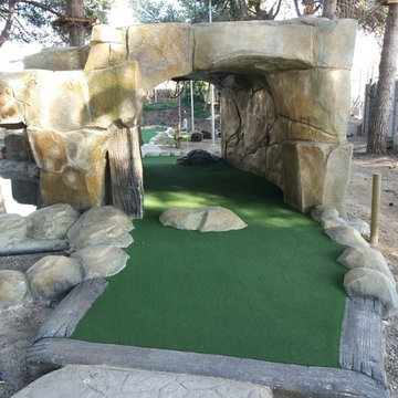 Mini Golf con césped artificial en Barcelona