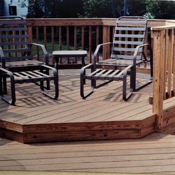 Various styles of decks