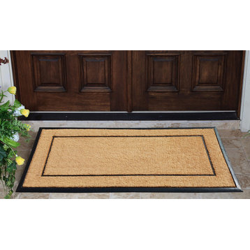 Natural Coir & Rubber Extra Large Doormat 30x60, Picture Frame