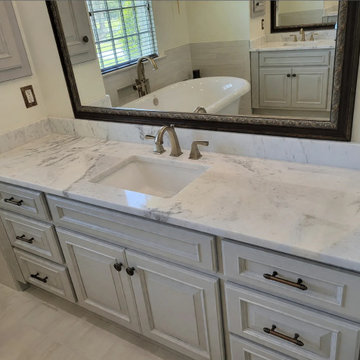 Aiken kitchen and bath in quartz and marble