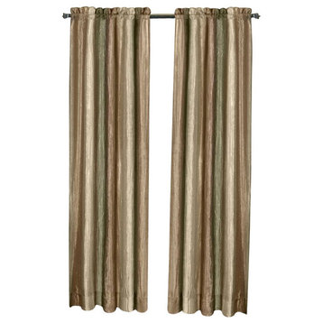 Ombre Window Curtain Panel, 50"x63", Earth