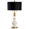 Table Lamp WILDWOOD LAMPS 2-Light Oyster