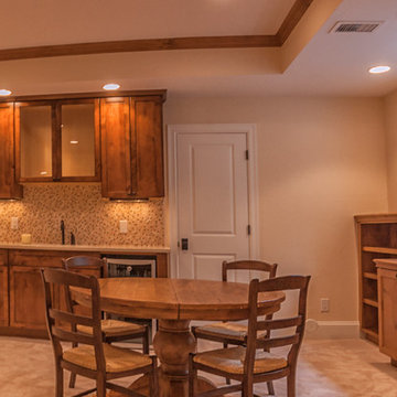 Littleton Basement Finish with high end finishes