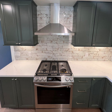 Full Height Handmade Subway Tiles Bring Subtle Texture & Earthy Elegance