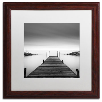 'Leuty' Matted Framed Canvas Art by Dave MacVicar