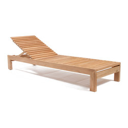 Wintons Teak Azure Lounger - Outdoor Lounge Furniture
